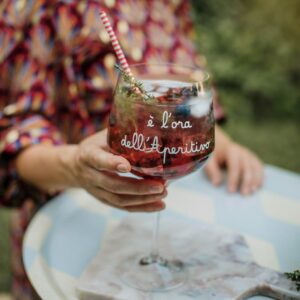 Set 2 calici cocktail E' l'ora dell'aperitivo 82cl Simple Day
