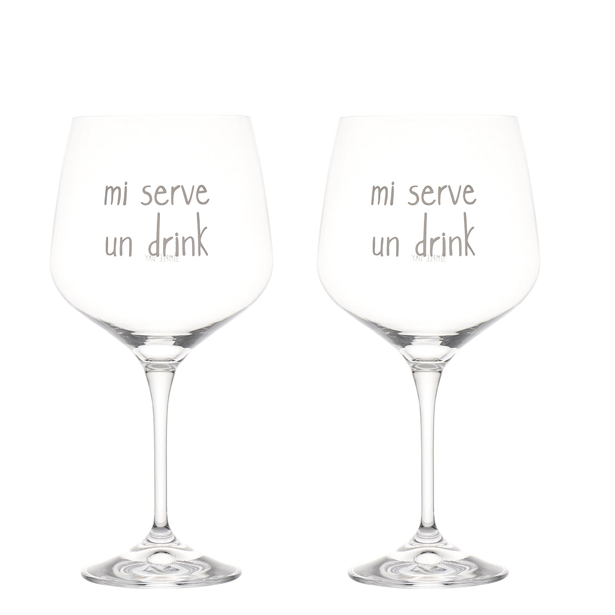 Set 2 calici cocktail Mi serve un drink 82cl Simple Day - immagine 2