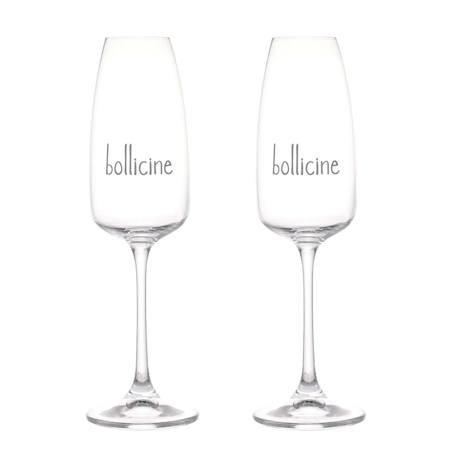 Set 2 calici flute Bollicine 29cl Simple Day - immagine 2