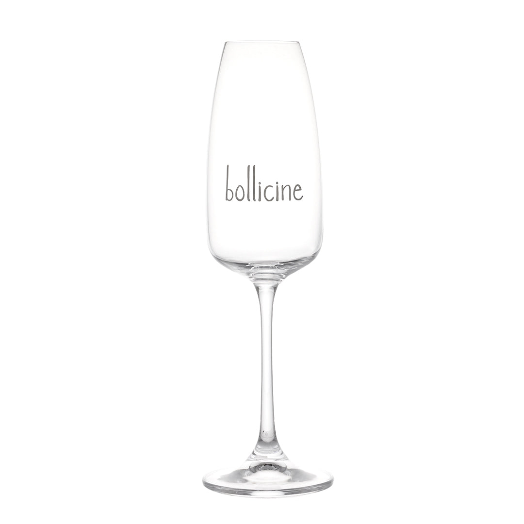 Set 2 calici flute Bollicine 29cl Simple Day - immagine 3