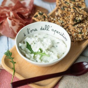 Set 2 Coppette in gres E' l'ora dell'aperitivo Simple Day