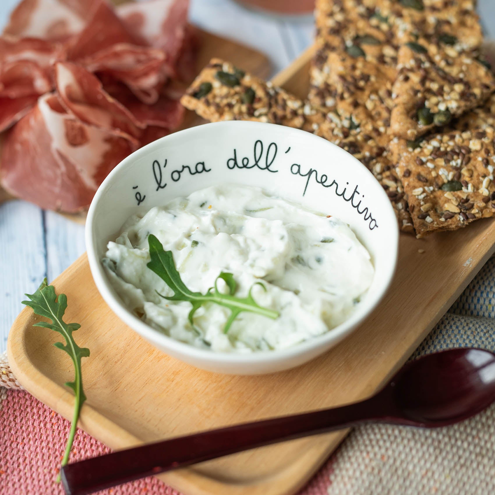 Set 2 Coppette in gres E' l'ora dell'aperitivo Simple Day