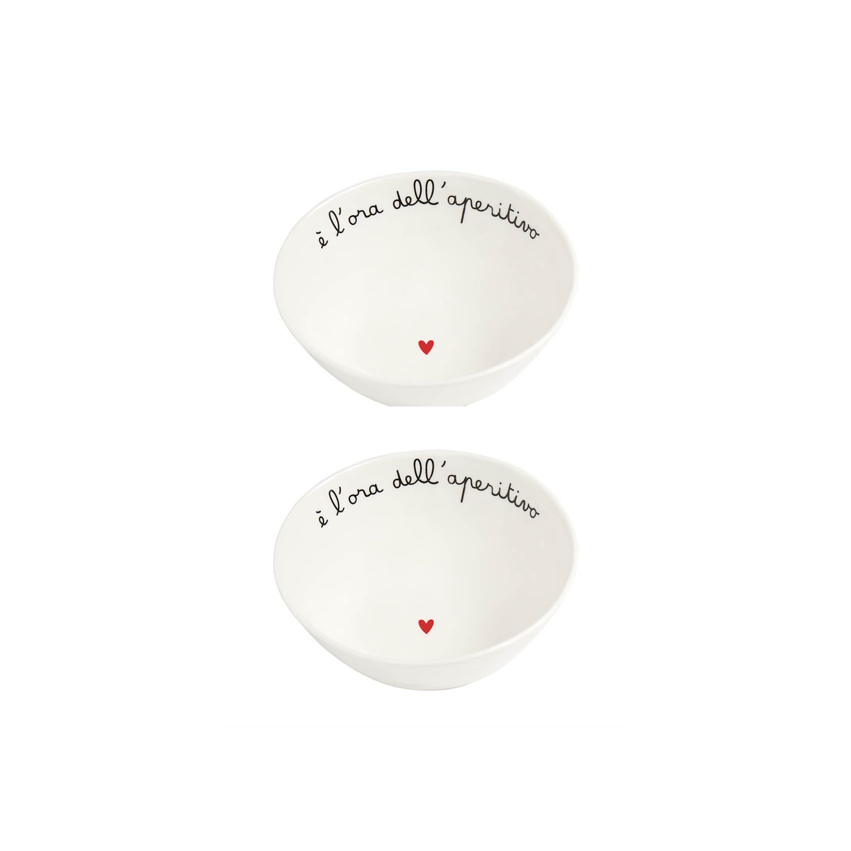Set 2 Coppette in gres E' l'ora dell'aperitivo Simple Day - immagine 2