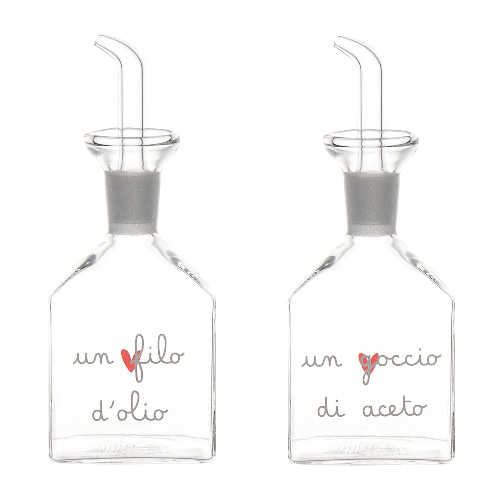 Set 2 Bottiglie Un goccio di aceto - Un filo d'olio 2x150ml Simple Day - immagine 2