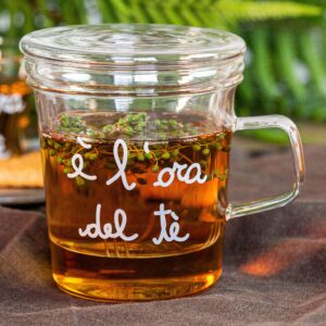 Mug con Infusore E' l'Ora Del Tè Simple Day