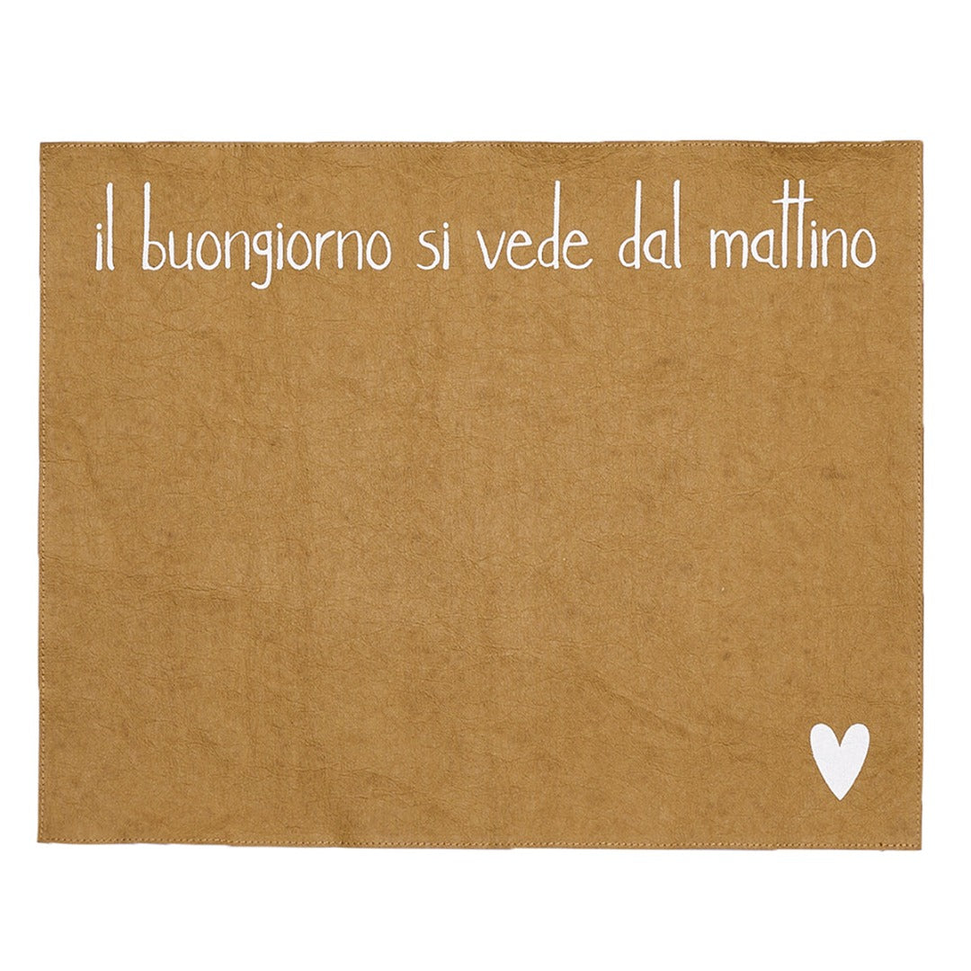 Tovaglietta Il buongiorno si vede dal mattino Simple Day - immagine 2