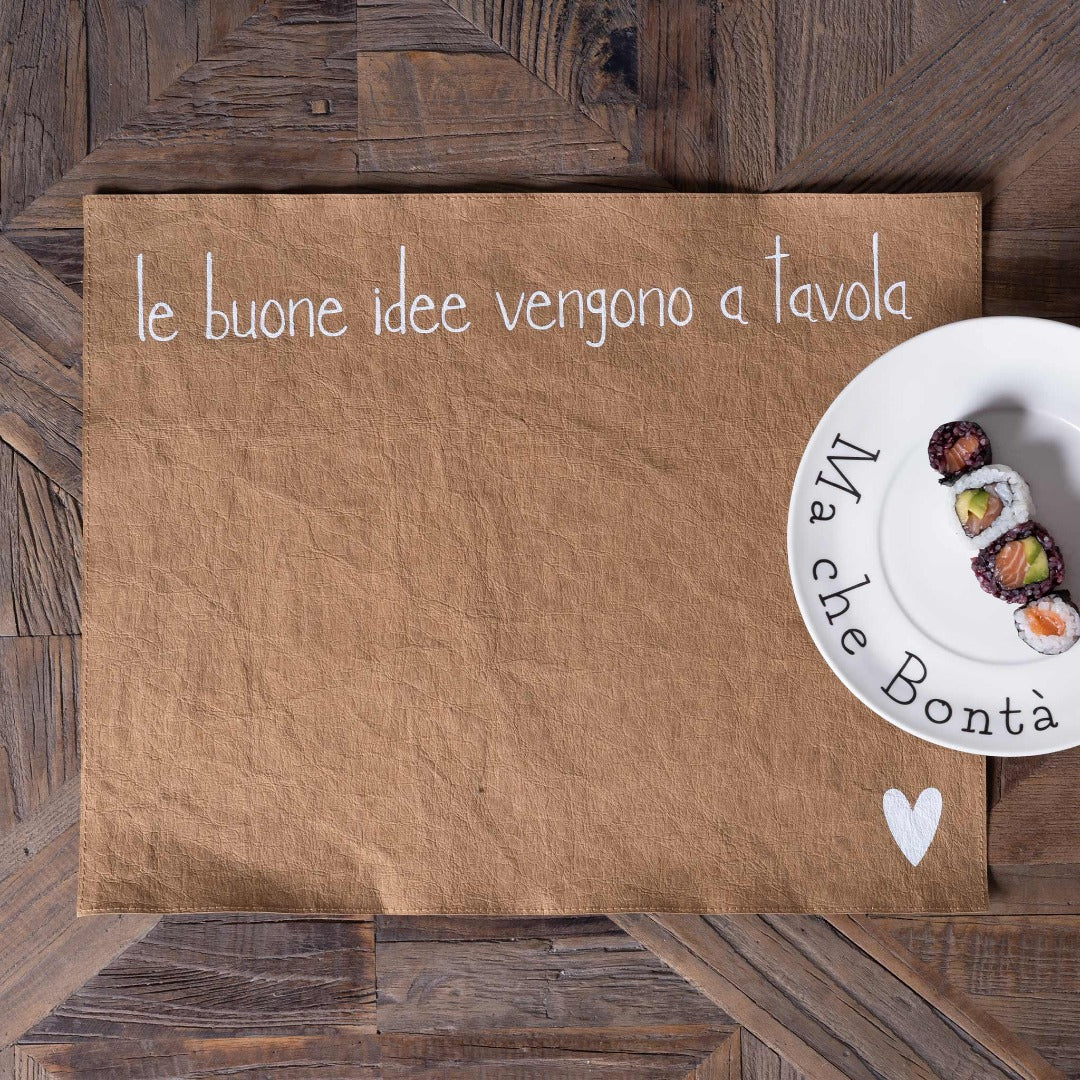 Tovaglietta Le buone idee vengono a tavola Simple Day