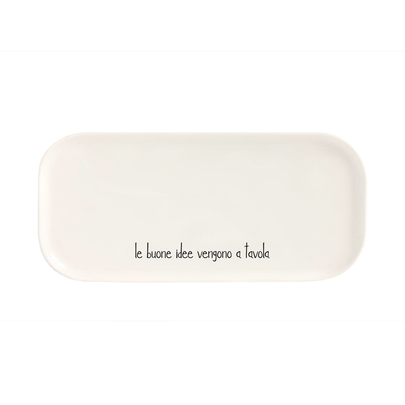 Vassoio rettangolare Le buone idee vengono a tavola Simple Day - immagine 2