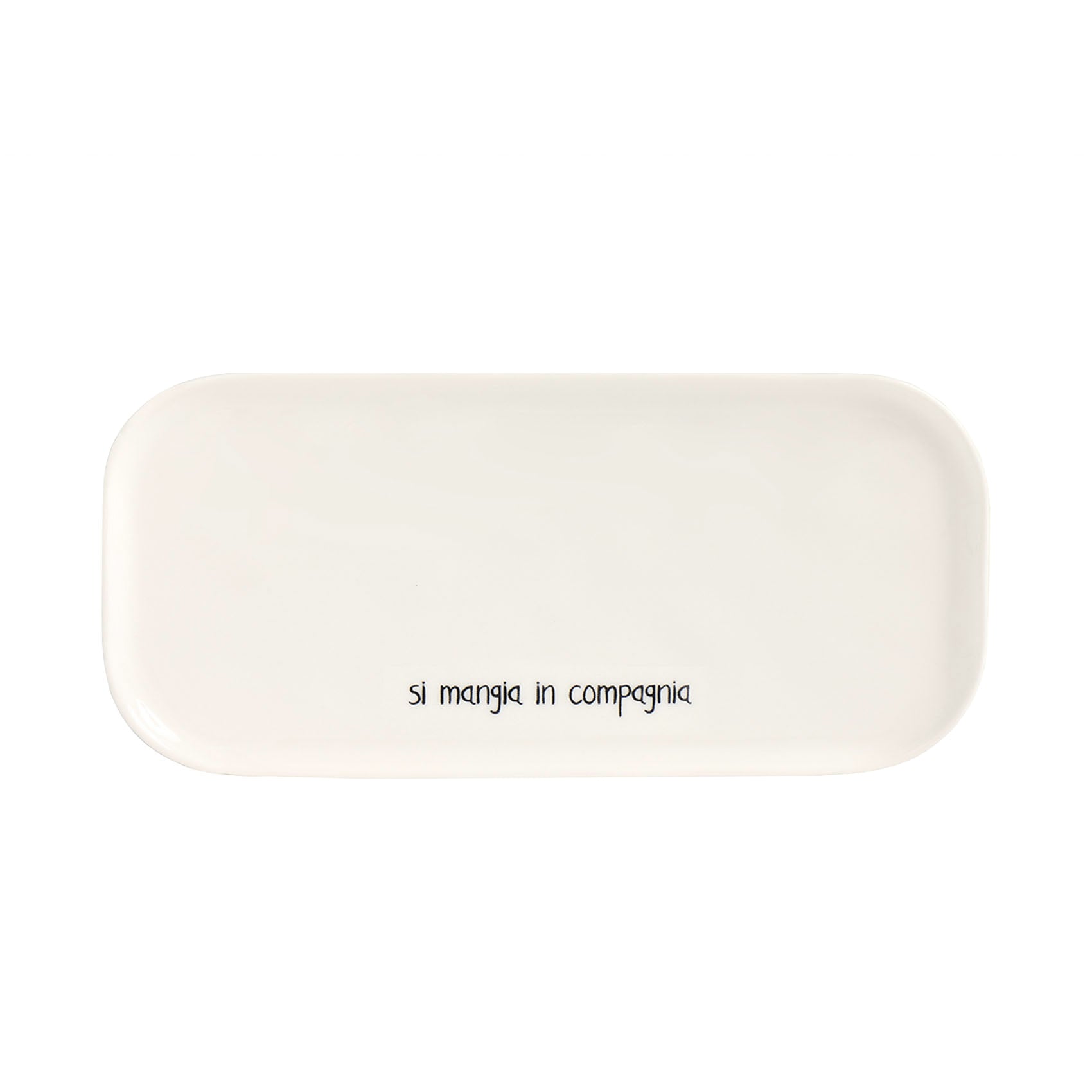 Vassoio rettangolare Si mangia in compagnia Simple Day - immagine 2
