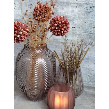 Lino essiccato Fleur Chic Antique tortora H61 cm - immagine 5