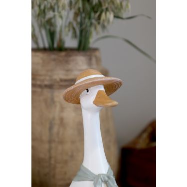 Set 2 oche con sciarpa e cappello Chic Antique bianche - immagine 6