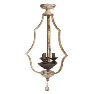 Lampada a sospensione marrone 38 × 33 × 71 cm Clayre & Eef