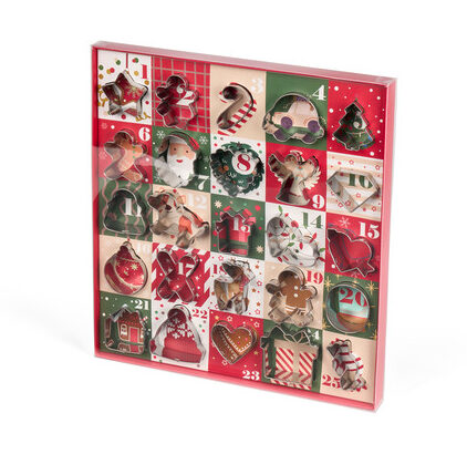 Set 25 stampini Calendario dell'Avvento Nuvole di Stoffa