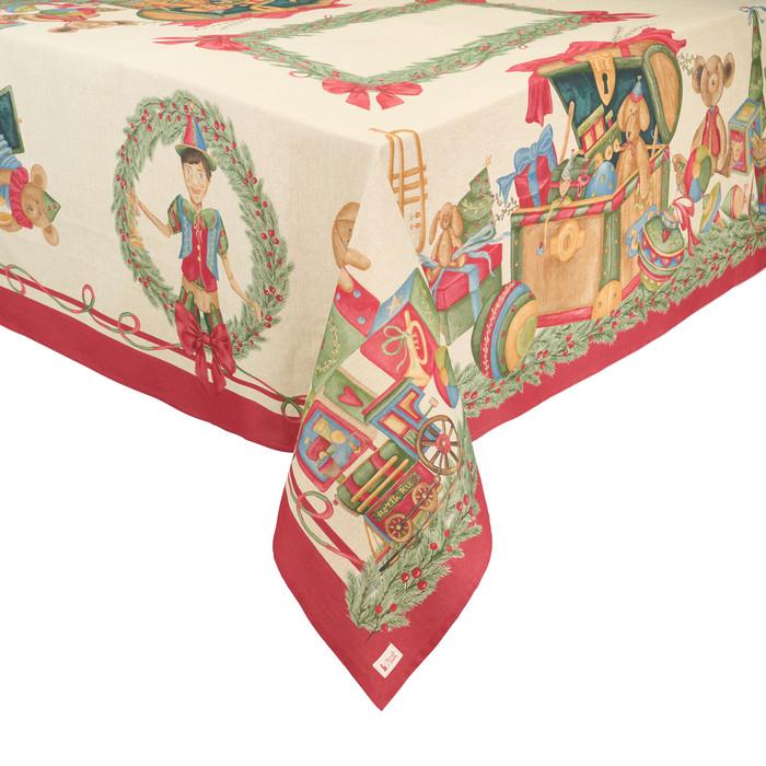 Tovaglia Vintage Toys 160x260 cm Nuvole di Stoffa