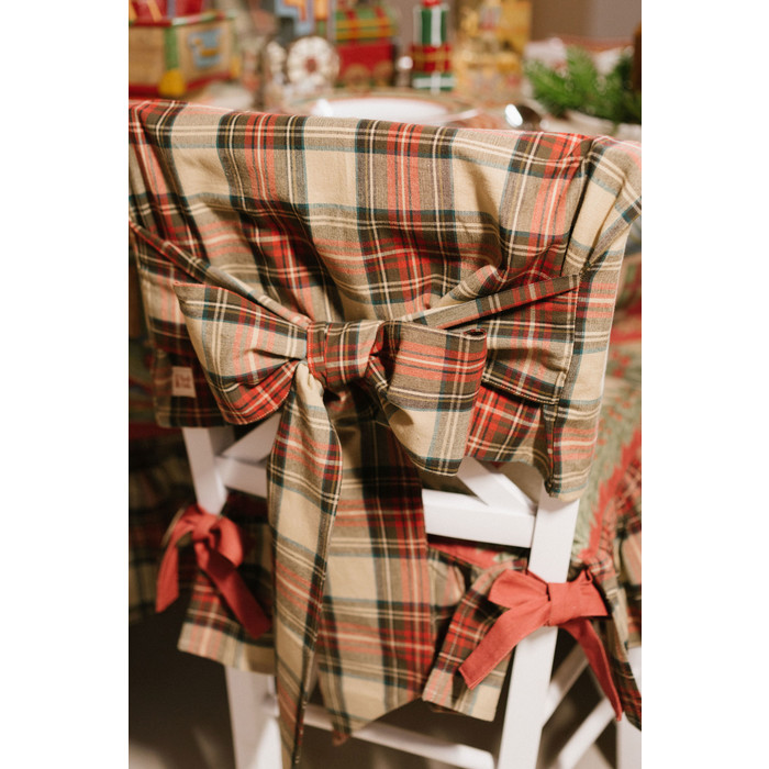 Coprisedia tartan Vintage Toys Nuvole di Stoffa - immagine 2