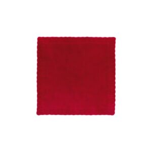 Copritavolo in velluto bordeaux Velvet Luxury 130 x 130 cm – Nuvole di Stoffa