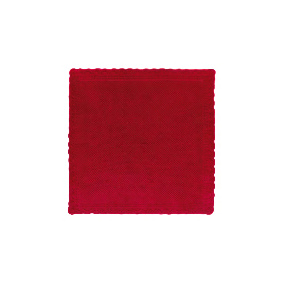Copritavolo in velluto bordeaux Velvet Luxury 130 x 130 cm – Nuvole di Stoffa