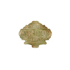 Targa natalizia Christmas Spirits – Nuvole di Stoffa