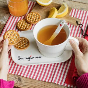 Piatto per Tazze Colazione Buongiorno Simple Day