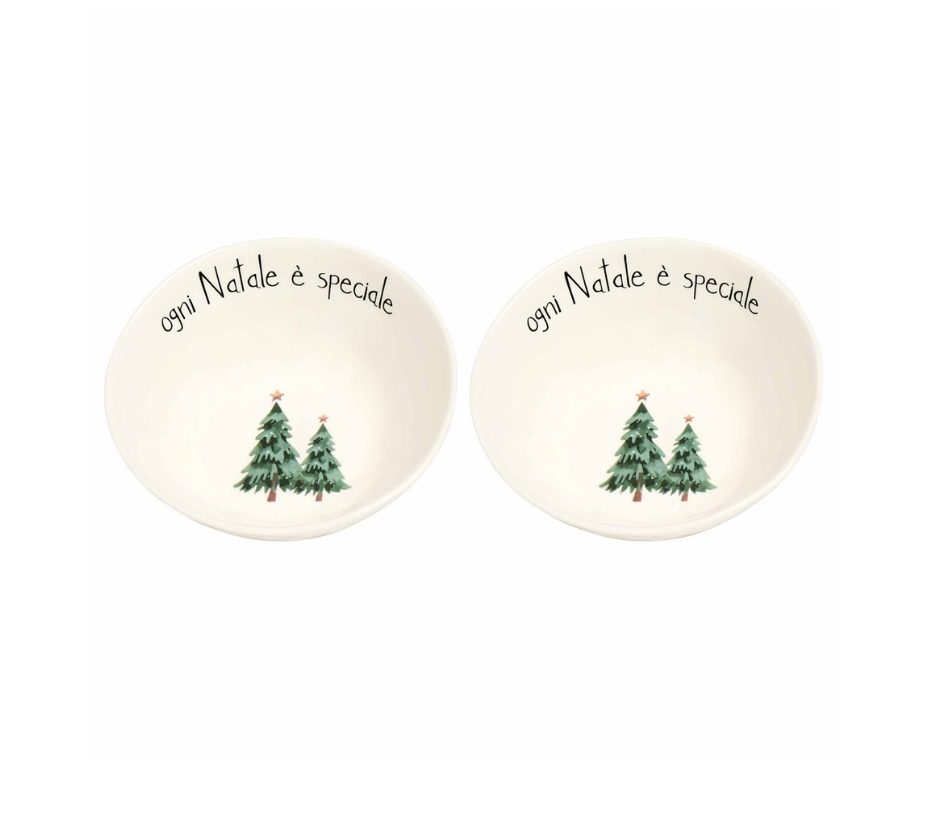 Set 2 coppette d12.6x5 ogni natale e' speciale - Simple Day