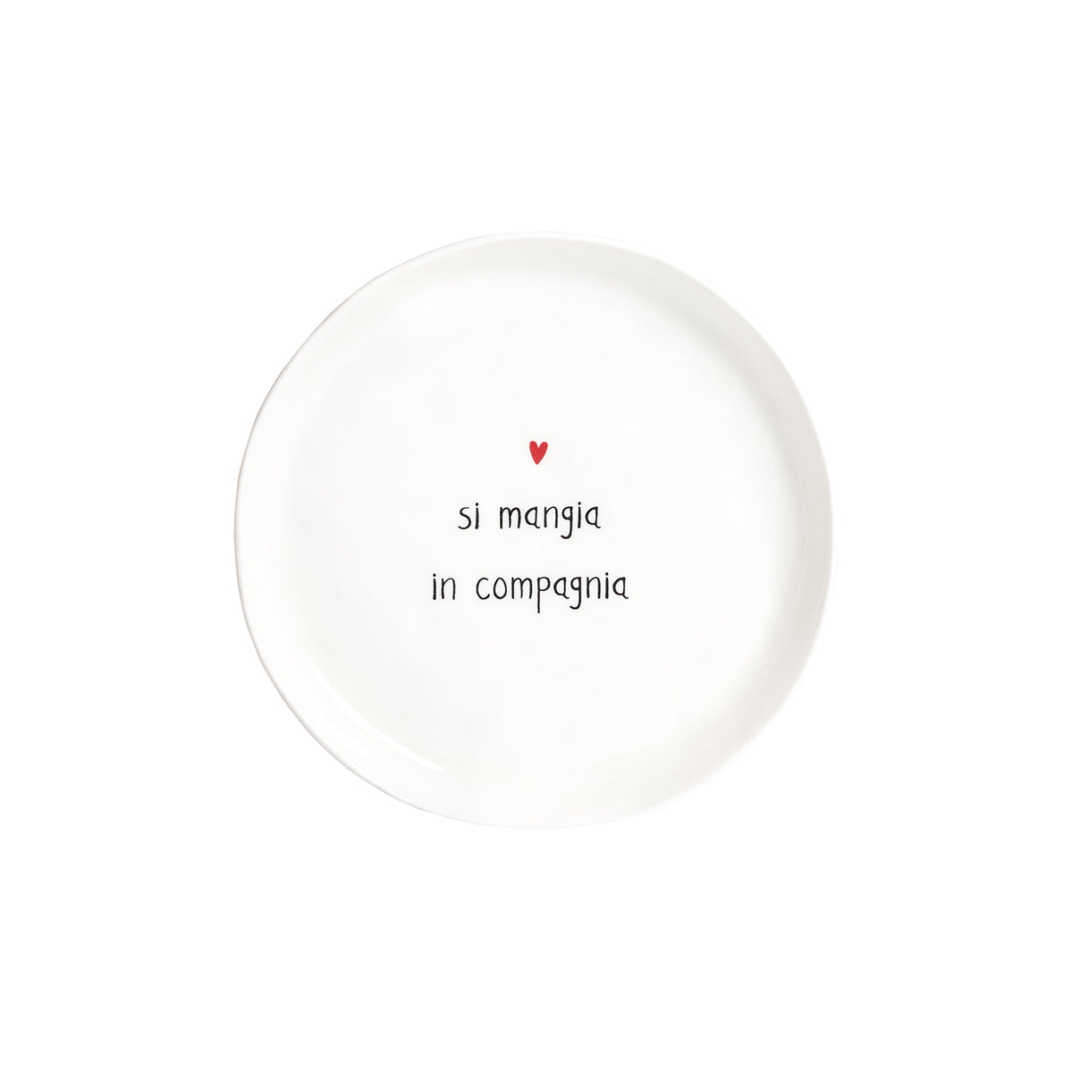 Set 2 Piatti da dessert Si mangia in compagnia Simple Day - immagine 3