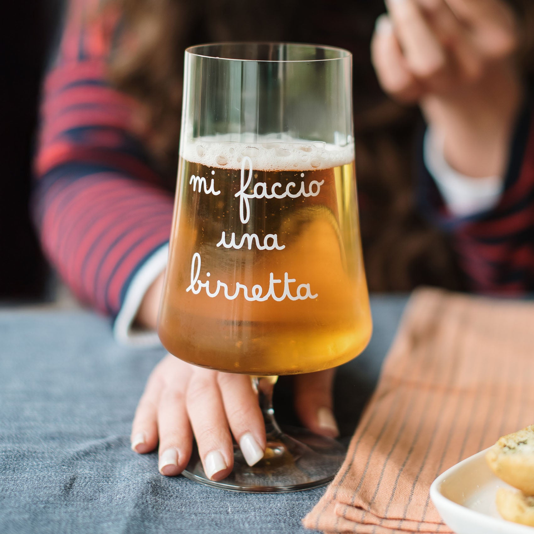 Set 2 Bicchieri birra Mi faccio una birretta - 55cl Simple Day