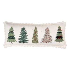 Cuscino imbottito beige e verde 74 × 30 × 4 cm Clayre & Eef