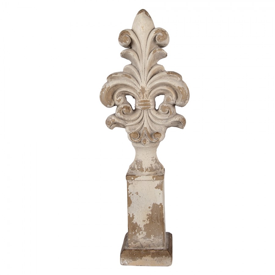 Ornamento decorativo beige e marrone 23 × 14 × 65 cm Clayre & Eef
