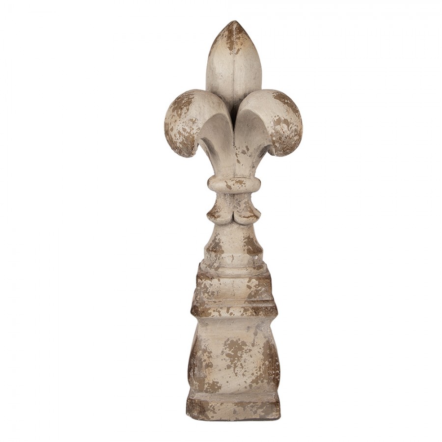 Ornamento decorativo beige e marrone Ø 25 × 66 cm Clayre & Eef